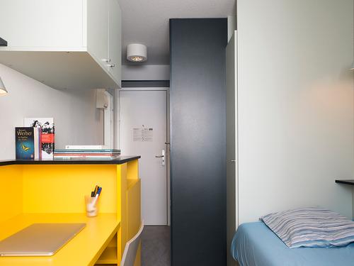 Chambre "confort" à la Cité'U Patton